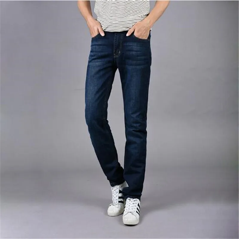 Free Delivery Four Seasons Can Wear Men's Fashion Brand Slim Straight Jeans Waist Young People Straight Slacks Quality Men Jeans
Free Delivery Four Seasons Can Wear Men's Fashion Brand Slim Straight Jeans Waist Young People Straight Slacks Quality Men Jeans