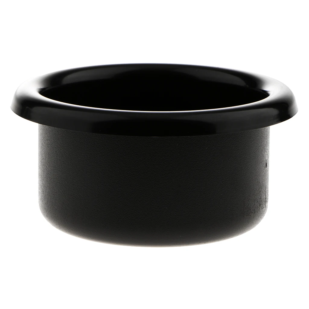 Universal Black Plastic Cup Drink Can Holder 90mm Dia for Boat Marine RV