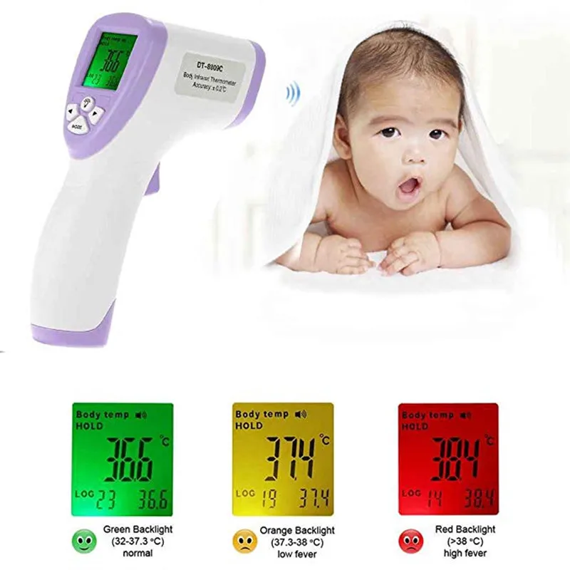 2019 Forehead Thermometer for Fever Digital Baby Thermometer Infrared Body Temperature Non-contact Thermometer
2019 Forehead Thermometer for Fever Digital Baby Thermometer Infrared Body Temperature Non-contact Thermometer