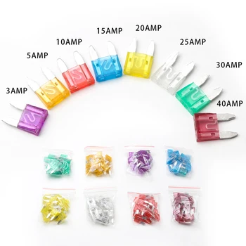 160pcs Car Fuse 8 Sizes Mini Fuse Holder 3/5/10/15/20/25/30/40 AMP Assortment For Car Safety Standard Auto Fuse Blade
160pcs Car Fuse 8 Sizes Mini Fuse Holder 3/5/10/15/20/25/30/40 AMP Assortment For Car Safety Standard Auto Fuse Blade