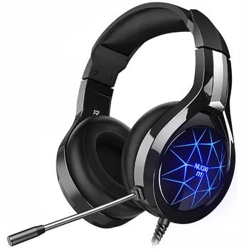 N1 Gaming Headphone Casque Computer Stereo Deep Bass Game Earphone Headset with Mic LED Backlight for PC Gamer
N1 Gaming Headphone Casque Computer Stereo Deep Bass Game Earphone Headset with Mic LED Backlight for PC Gamer