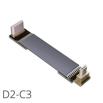 Cabo Micro HDMI To Mini HDMI Converter Cable Angle 5/10/15/20/30/50/80/100cmV2.0 4Kx2K@60Hz For PC AV HDTV LCD FPV 3D D2C3
Cabo Micro HDMI To Mini HDMI Converter Cable Angle 5/10/15/20/30/50/80/100cmV2.0 4Kx2K@60Hz For PC AV HDTV LCD FPV 3D D2C3