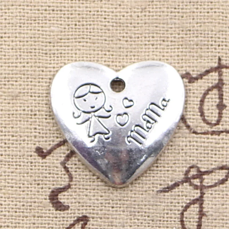 6pcs Charms heart mom children 21x20mm Antique pendant fit,Vintage Tibetan Silver,DIY bracelet necklace
6pcs Charms heart mom children 21x20mm Antique pendant fit,Vintage Tibetan Silver,DIY bracelet necklace