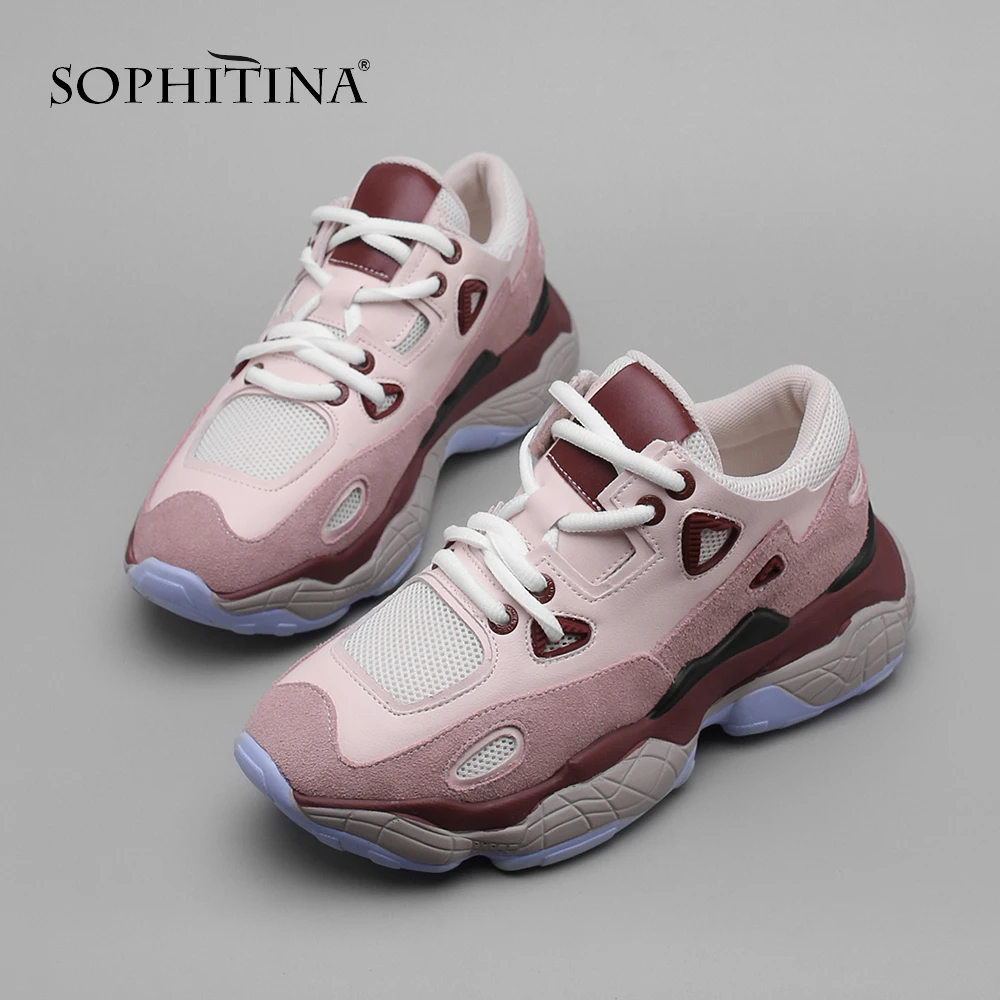 SOPHITINA Fashion Spring Autumn Ladies Sneakers Casual Round Toe Movement Shoes Stylish Comfortable Lace-Up Women Sneakers MO213
SOPHITINA Fashion Spring Autumn Ladies Sneakers Casual Round Toe Movement Shoes Stylish Comfortable Lace-Up Women Sneakers MO213