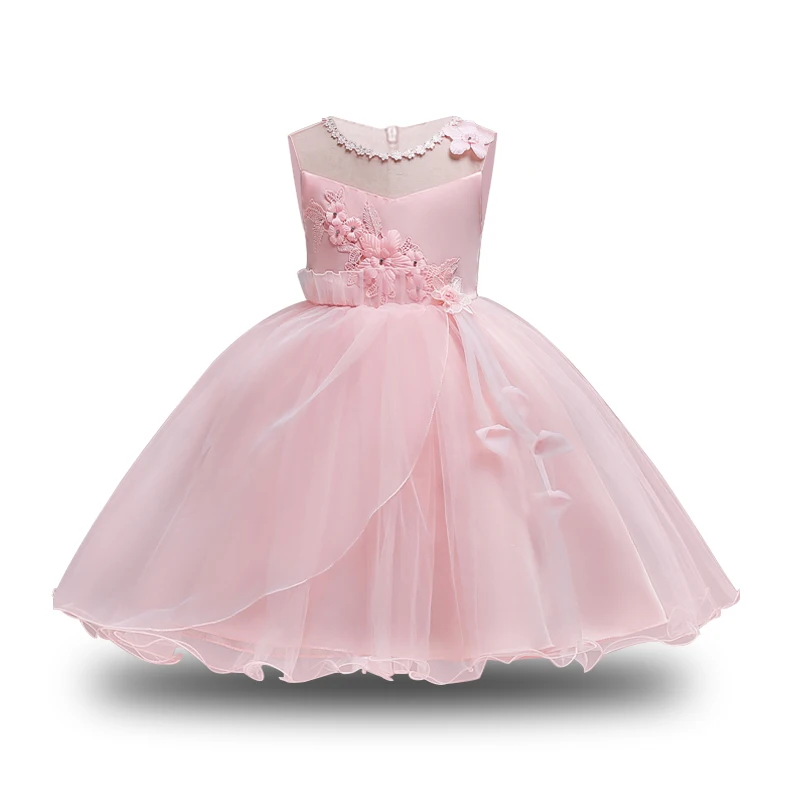 Girls Summer Dresses with Floral Appliques 2018 Children Clothes Girls Princess Party Dresses For Girls Age 2-10 to 12 14 Year
Girls Summer Dresses with Floral Appliques 2018 Children Clothes Girls Princess Party Dresses For Girls Age 2-10 to 12 14 Year