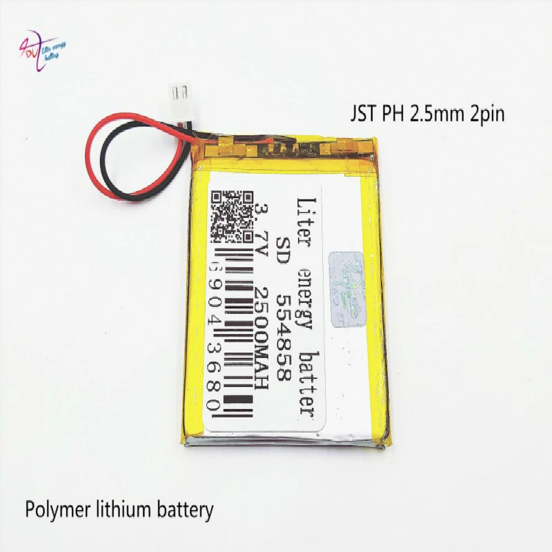 XHR-2P 2 54 2500mAh 554858 555060 3 7 V литий-полимерная батарея GPS оборудование для мониторинга