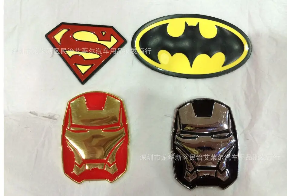 Hot! Metal Batman Superman, Iron Man Trunk Boot Car Emblem car sticker New Styling Rear Car Badge
Hot! Metal Batman Superman, Iron Man Trunk Boot Car Emblem car sticker New Styling Rear Car Badge