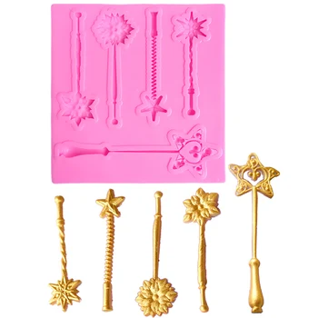 DANMIAONUO Kitchen Magic Wand Shape Cake Silicone Chocolate Gumpaste Mold Silicone Form For Soap Biscuit Cake Baking Mold A1032
DANMIAONUO Kitchen Magic Wand Shape Cake Silicone Chocolate Gumpaste Mold Silicone Form For Soap Biscuit Cake Baking Mold A1032