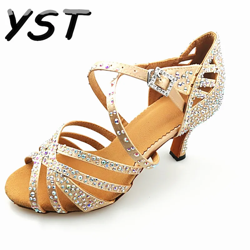 Women Salsa Party Ballroom Shoes Latin Dance Shoes Rhinestone Shining Skin heel 8.5cm Soft Sole Salsa Dancing Shoes
Women Salsa Party Ballroom Shoes Latin Dance Shoes Rhinestone Shining Skin heel 8.5cm Soft Sole Salsa Dancing Shoes