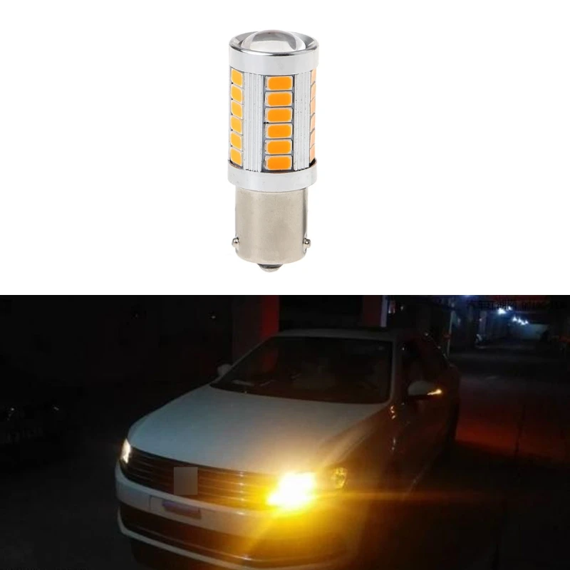 Auto Signal Lamp BAU15S PY21W 150 Degree 33 SMD 5630 Yellow Car LED Turn Signal Light DC 12V
Auto Signal Lamp BAU15S PY21W 150 Degree 33 SMD 5630 Yellow Car LED Turn Signal Light DC 12V