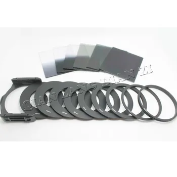 Full and Graduated Neutral Density 2/4/8 Filters Set + 9 Adapter Rings For Cokin P
Full and Graduated Neutral Density 2/4/8 Filters Set + 9 Adapter Rings For Cokin P