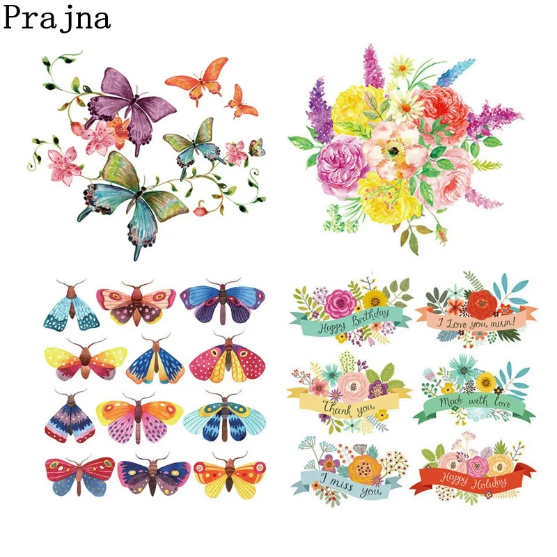 Prajna Flower Butterfly Unicorn Iron-On Heat Transfers Stickers For Clothes T-Shirt DIY Decoration Iron On Vinyl Thermal Patch
Prajna Flower Butterfly Unicorn Iron-On Heat Transfers Stickers For Clothes T-Shirt DIY Decoration Iron On Vinyl Thermal Patch