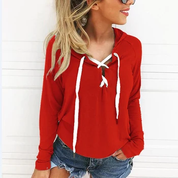 New Fashion Women Hooded Sweatshirts Autumn Sexy Bandage Lace-Up Hoodies Girls Female Pullovers Hoody Plus Size 4XL
New Fashion Women Hooded Sweatshirts Autumn Sexy Bandage Lace-Up Hoodies Girls Female Pullovers Hoody Plus Size 4XL