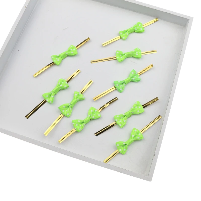 50Pcs Bowknot Metallic Twist Wire Ties Candy Lollipop Wrapping Baking Cello Gift Bags Sealing Binding Wire Wedding Party Decor
50Pcs Bowknot Metallic Twist Wire Ties Candy Lollipop Wrapping Baking Cello Gift Bags Sealing Binding Wire Wedding Party Decor