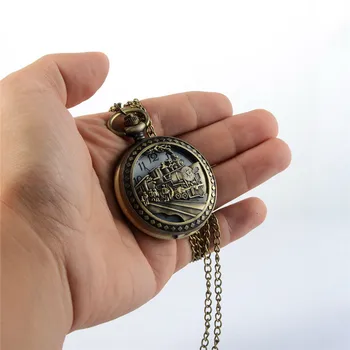 Retro Carved Train Steampunk Pocket Watch Openable Hollow Quartz Watch Classic Men Women Necklace Pendant Chain Clock
Retro Carved Train Steampunk Pocket Watch Openable Hollow Quartz Watch Classic Men Women Necklace Pendant Chain Clock