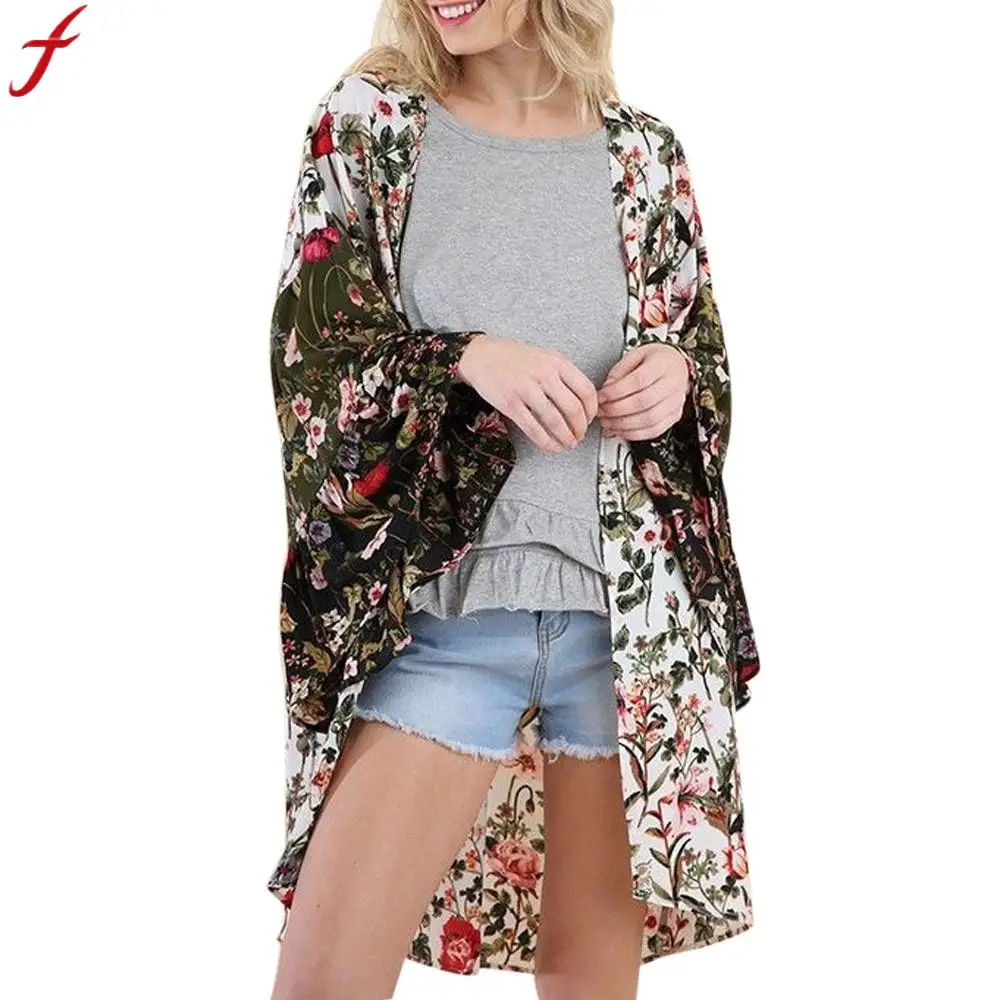 blusas femininas elegante 2018 Womens Floral Kimono Three Quarter Sleeve Shawl Printed Cover Up Cardigan kimonos mujer Dropship
blusas femininas elegante 2018 Womens Floral Kimono Three Quarter Sleeve Shawl Printed Cover Up Cardigan kimonos mujer Dropship
