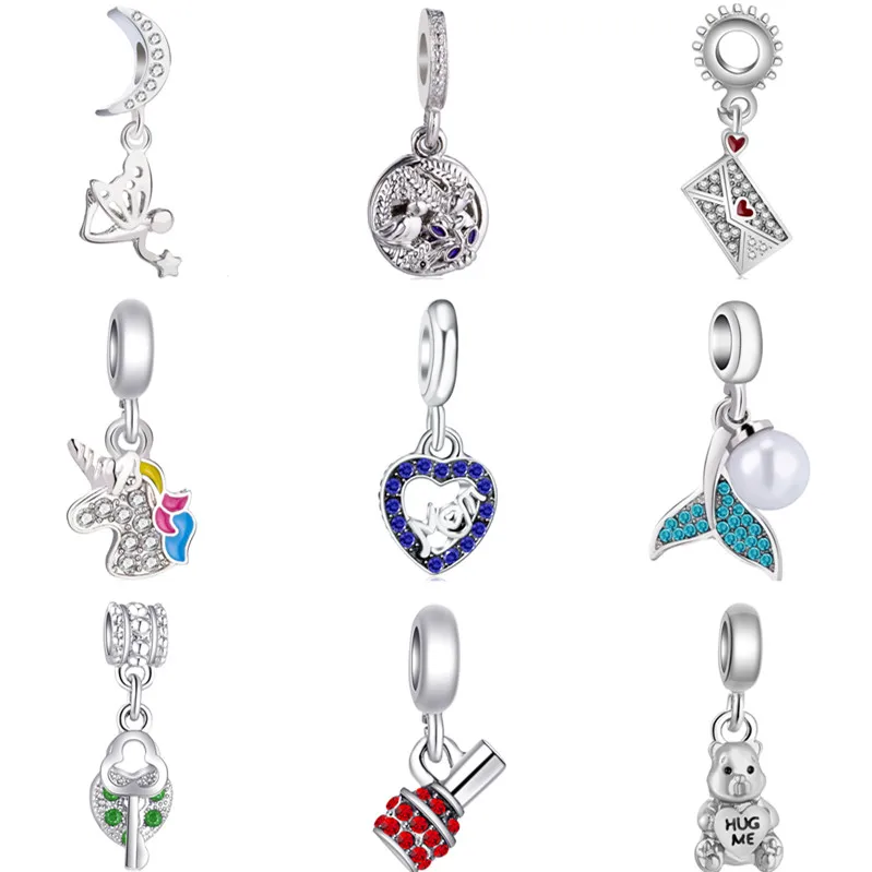 Simple Style Crystal Tree Moon Mermaid Unicorn Love Heart Simulated Pearl Beads Fit Charm Pandora Bracelets for Women DIY Bijoux
Simple Style Crystal Tree Moon Mermaid Unicorn Love Heart Simulated Pearl Beads Fit Charm Pandora Bracelets for Women DIY Bijoux