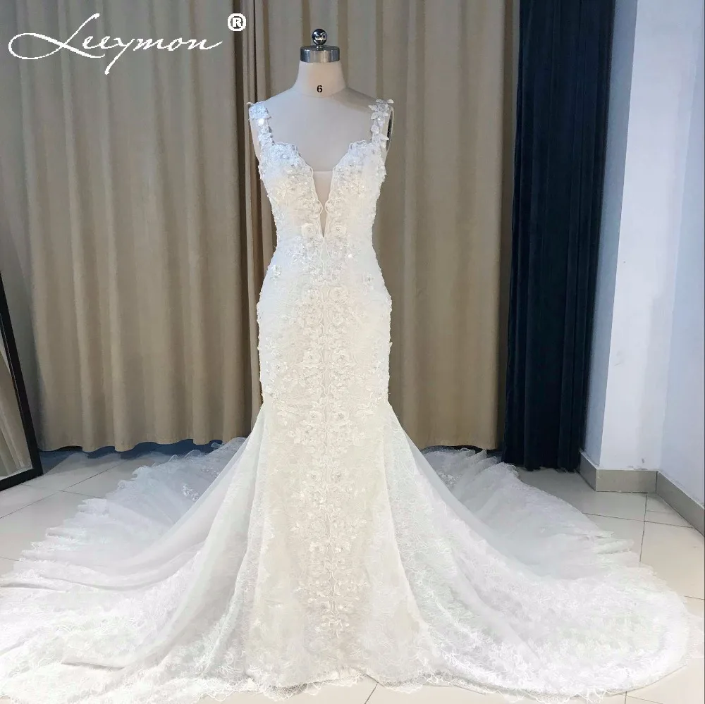 Leeymon Sexy Lace Mermaid Wedding Dress 2019 Beaded Romantic Bridal Gown Open Back Wedding Gown Customize
Leeymon Sexy Lace Mermaid Wedding Dress 2019 Beaded Romantic Bridal Gown Open Back Wedding Gown Customize