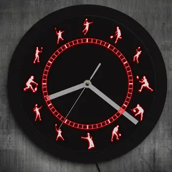 Badminton Player Badminton Athlete Wall Hanging Neon Wall Clock Shuttlecock Acrylic LED Edge Lit Wall Light Gift For Sport Lover
Badminton Player Badminton Athlete Wall Hanging Neon Wall Clock Shuttlecock Acrylic LED Edge Lit Wall Light Gift For Sport Lover