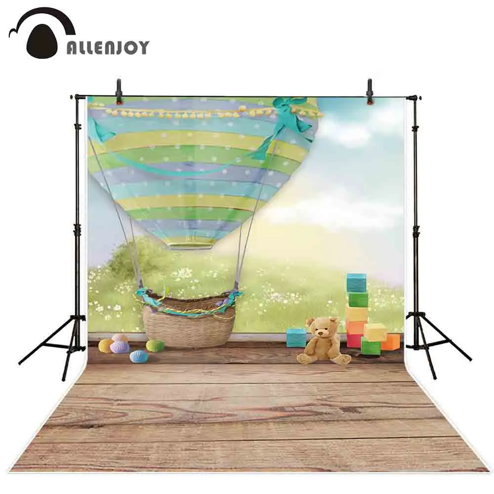 Allenjoy hot air balloon photo background bear spring baby shower photography backdrop photo studio shoot prop photocall
Allenjoy hot air balloon photo background bear spring baby shower photography backdrop photo studio shoot prop photocall