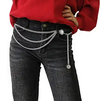 Women Vintage Waist Chain Girls Ladies Elegant Gold Silver Color Slim Belt Hip Multi-layer Metal Punk Body Chains With Tassels
Women Vintage Waist Chain Girls Ladies Elegant Gold Silver Color Slim Belt Hip Multi-layer Metal Punk Body Chains With Tassels