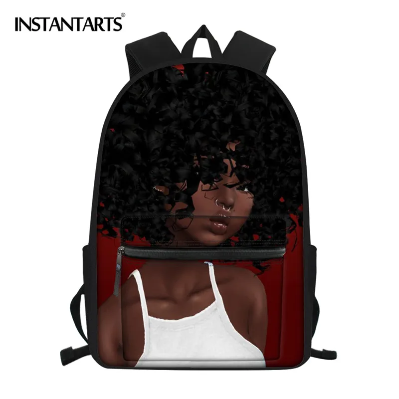 INSTANTARTS Black Queen African 2019 Women Backpack Teenager Girl School Bag Children Primary Shoulder Rucksack Satchel for Kids
INSTANTARTS Black Queen African 2019 Women Backpack Teenager Girl School Bag Children Primary Shoulder Rucksack Satchel for Kids