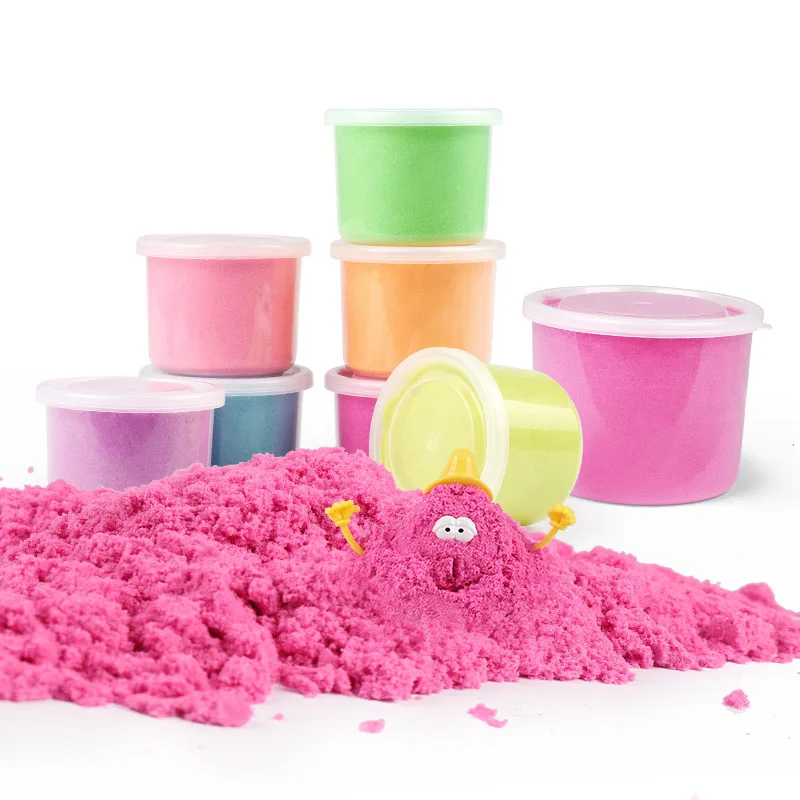 500/1000g Available in a variety of colors Dynamic Sand Magic Sand Kids Toys For Children Polymer Clay Montessori toys
500/1000g Available in a variety of colors Dynamic Sand Magic Sand Kids Toys For Children Polymer Clay Montessori toys
