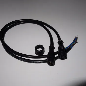 10 pairs/lot 3 Core BLACK Waterproof pigtail,50cm long each;male and female 13.5mm diameter;0.75mm*3 cable
10 pairs/lot 3 Core BLACK Waterproof pigtail,50cm long each;male and female 13.5mm diameter;0.75mm*3 cable