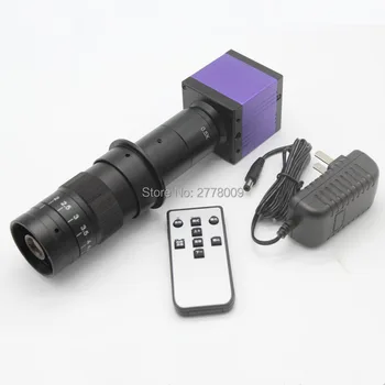 16MP HDMI USB Industrial Digital Microscope Camera Remote Control TF Card Storage Video For Cellphone Table 10-180X C-mount Lens
16MP HDMI USB Industrial Digital Microscope Camera Remote Control TF Card Storage Video For Cellphone Table 10-180X C-mount Lens
