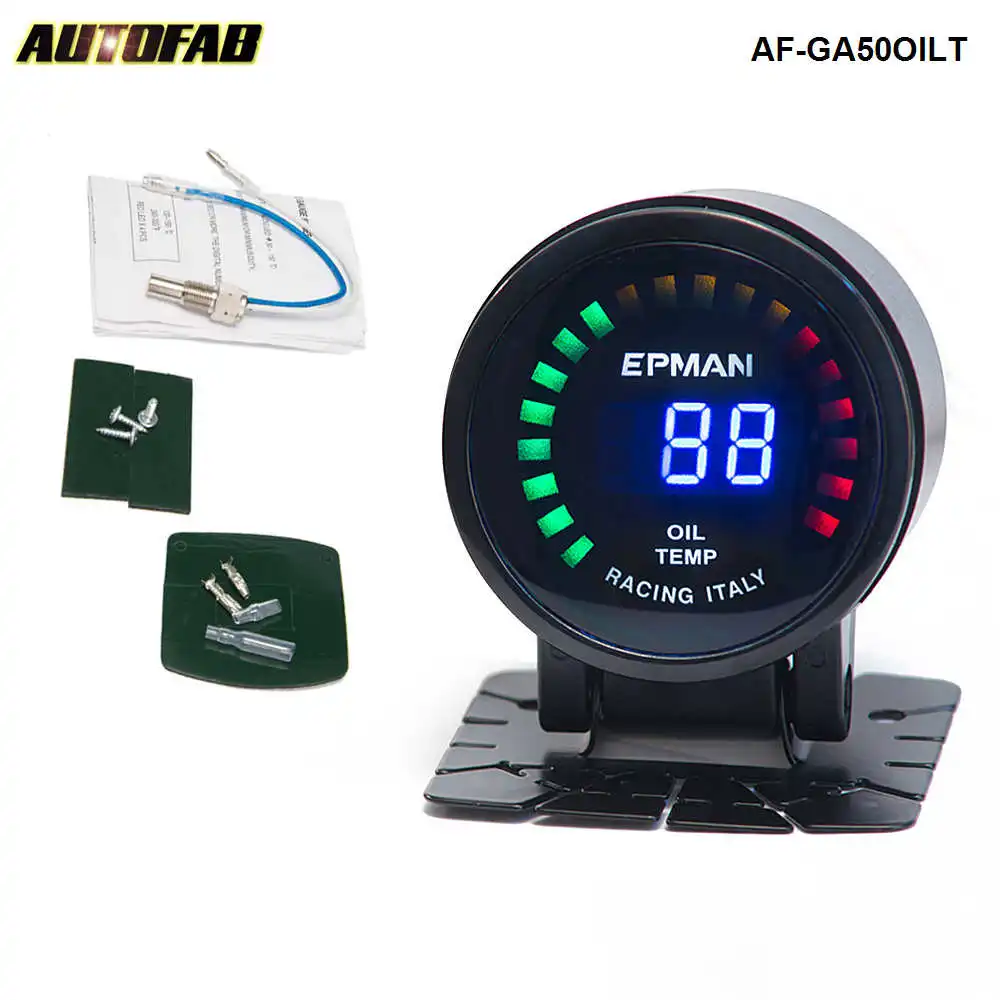 Car Motor Auto 2"52mm Digital Smoked 20 LED Digital Oil Temperature Temp Meter W' Sensor For Honda crv AF-GA50OILT
Car Motor Auto 2"52mm Digital Smoked 20 LED Digital Oil Temperature Temp Meter W' Sensor For Honda crv AF-GA50OILT