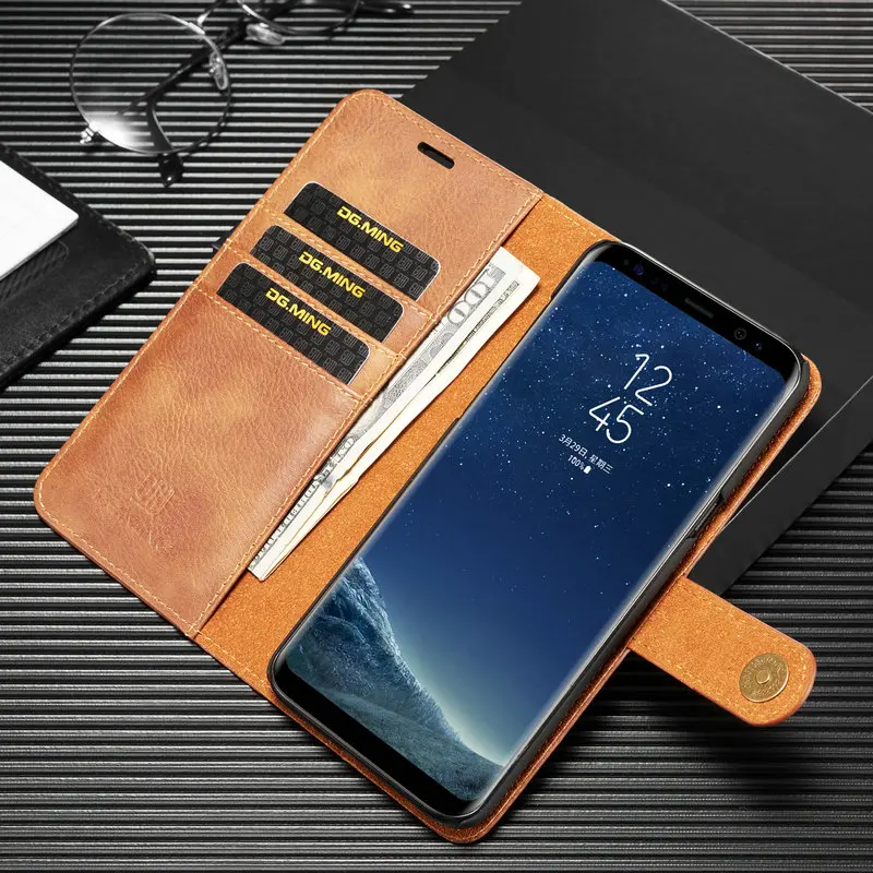 DG.MING Vintage Wallet Case For Samsung Galaxy S8 Plus 2in1 Magnetic Detachable Leather Case For S8 Folio Flip kickstand Cover
DG.MING Vintage Wallet Case For Samsung Galaxy S8 Plus 2in1 Magnetic Detachable Leather Case For S8 Folio Flip kickstand Cover