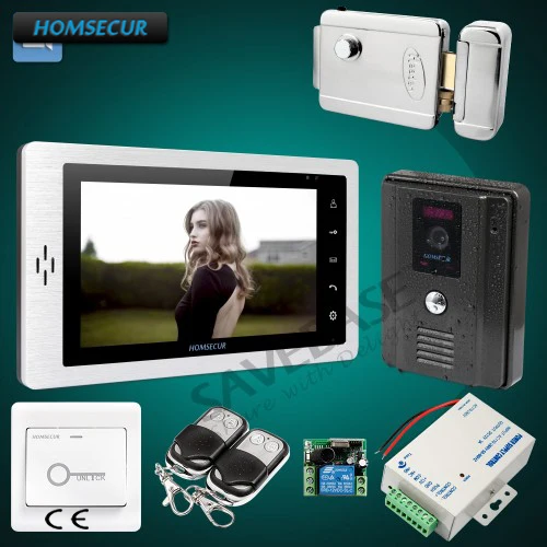 HOMSECUR Hand-Free 7inch Video Door Entry Security Intercom with User Friendly Design of OSD Menu
HOMSECUR Hand-Free 7inch Video Door Entry Security Intercom with User Friendly Design of OSD Menu