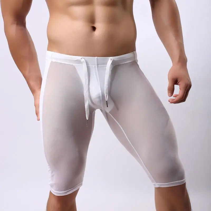 Brave person male sexy transparent elastic tight-fitting fitness shorts pants men undwear belt mesh for men
Brave person male sexy transparent elastic tight-fitting fitness shorts pants men undwear belt mesh for men