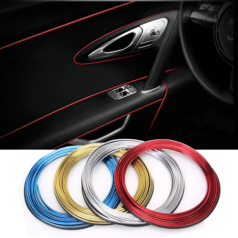 5M Car Interior Mouldings Trim Strip Sticker Car Center Console Decoration Door Auto Brand Car-Styling 3D Internal Accessories
5M Car Interior Mouldings Trim Strip Sticker Car Center Console Decoration Door Auto Brand Car-Styling 3D Internal Accessories