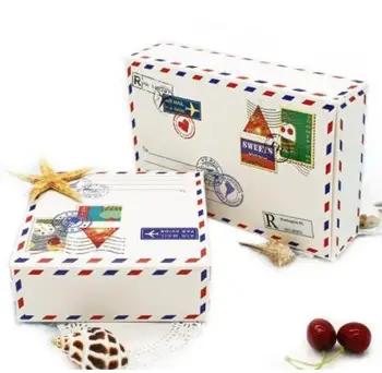 30PCS 13.5*13.5*5cm Vintage Envelope Style Paper Box for Packaging Cookie Chocolate Wedding Favors and Gift Box Baking Emballage
30PCS 13.5*13.5*5cm Vintage Envelope Style Paper Box for Packaging Cookie Chocolate Wedding Favors and Gift Box Baking Emballage