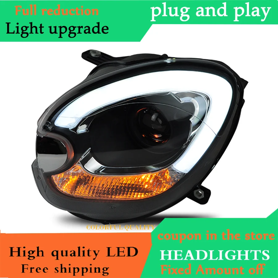 Car Styling for BMW Mini Countryman R60 Headlights 2011-16 for Mini R60 LED Headlight DRL Lens Double Beam H7 HID Xenon bi xenon
Car Styling for BMW Mini Countryman R60 Headlights 2011-16 for Mini R60 LED Headlight DRL Lens Double Beam H7 HID Xenon bi xenon