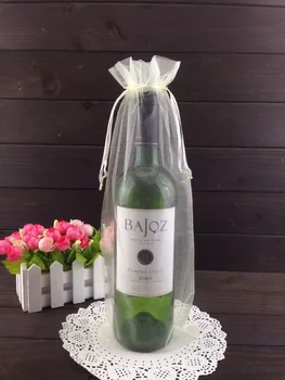 PKG007(50), 15*37cm 14 Colors Single Wine Bottle Cover Wrap Gift Organza Bags Christmas Wedding Party Decoration Supplies
PKG007(50), 15*37cm 14 Colors Single Wine Bottle Cover Wrap Gift Organza Bags Christmas Wedding Party Decoration Supplies