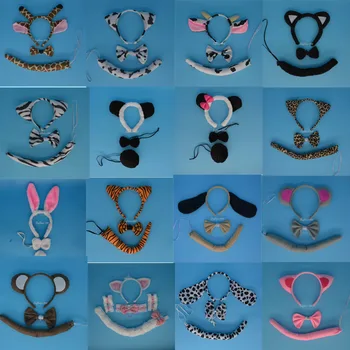 Boy Girl Animal Ear Headband Tail Bow Tie Party Costume Props Children'Day Party Favor Gift Christmas Halloween
Boy Girl Animal Ear Headband Tail Bow Tie Party Costume Props Children'Day Party Favor Gift Christmas Halloween
