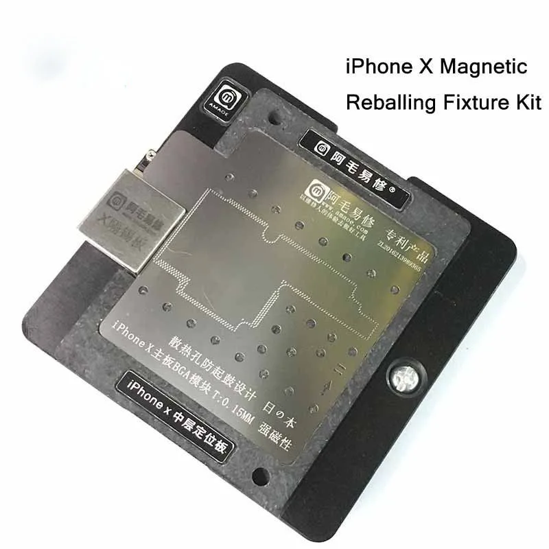AMAO For Phone X Motherboard Soldering CPU Repair BGA Reballing Positioning Fixture
AMAO For Phone X Motherboard Soldering CPU Repair BGA Reballing Positioning Fixture