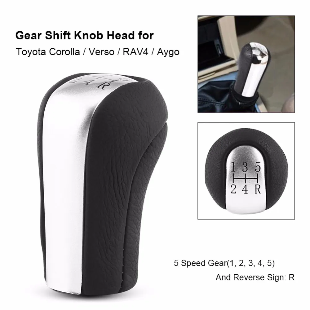 5 Speed Black Car Style Manual Car Gear Shift Shifter Knob Stick Head For Toyota Corolla/Verso/RAV4/Aygo
5 Speed Black Car Style Manual Car Gear Shift Shifter Knob Stick Head For Toyota Corolla/Verso/RAV4/Aygo