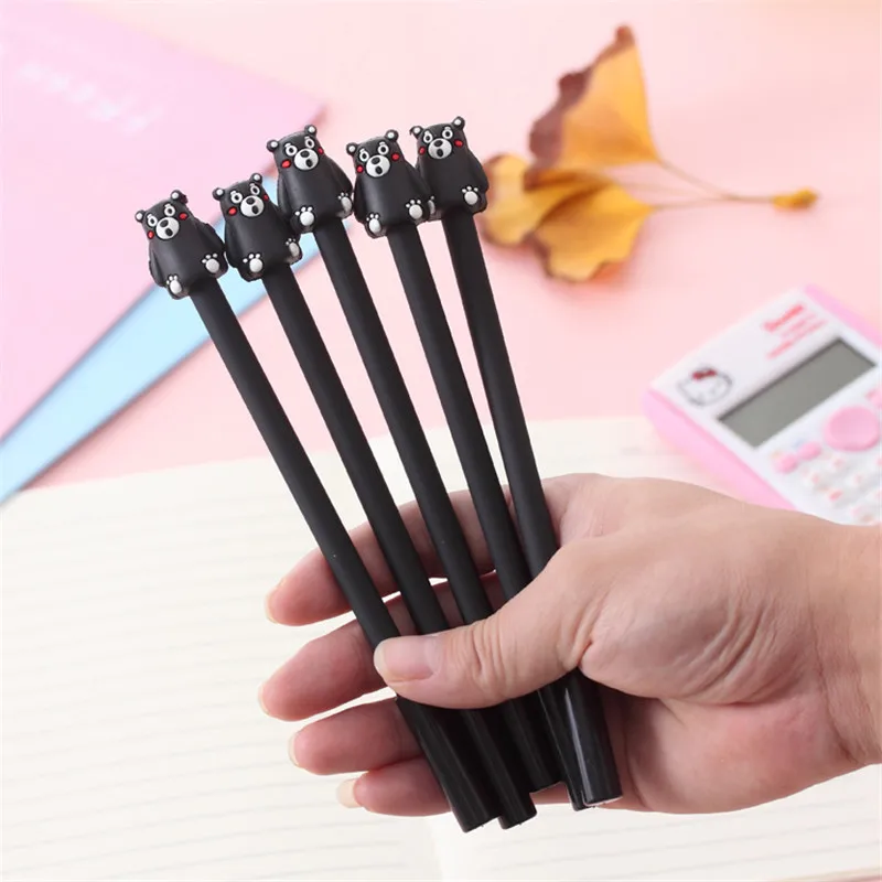 12Pcs Black Bear Lovely Gel Pen Novelty Cute Animal Girl Gift School Office Stationery Supply Promotion Kawaii Thing Stationary
12Pcs Black Bear Lovely Gel Pen Novelty Cute Animal Girl Gift School Office Stationery Supply Promotion Kawaii Thing Stationary