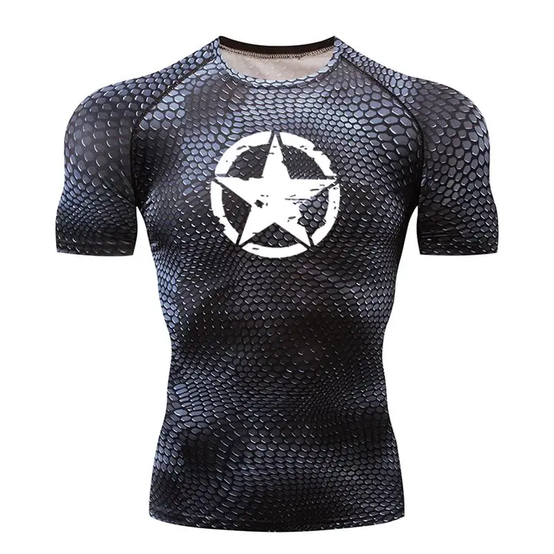 2019 Summer Running T-Shirts Sporting T-shirt Men Short sleeve Fitness T shirt Men's printing gyms Bodybuilding T-shirt Tee
2019 Summer Running T-Shirts Sporting T-shirt Men Short sleeve Fitness T shirt Men's printing gyms Bodybuilding T-shirt Tee