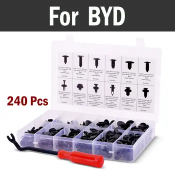 240pcs Car Styling Push Retainer Kit Free Fastener Remover,Assortment Retainer Clips Case For Byd E6 F3 F5 F6 Flyer G3 G6 L3 S6 
240pcs Car Styling Push Retainer Kit Free Fastener Remover,Assortment Retainer Clips Case For Byd E6 F3 F5 F6 Flyer G3 G6 L3 S6