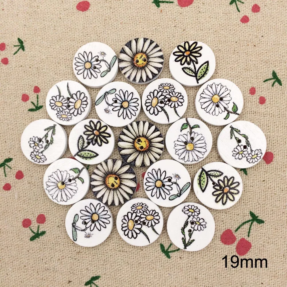 50Pieces DIY Mixed Flower Wooden Buttons For Clothing Scrapbooking Accessories Decorative Button Craft Handmade Sewing Supplies
50Pieces DIY Mixed Flower Wooden Buttons For Clothing Scrapbooking Accessories Decorative Button Craft Handmade Sewing Supplies