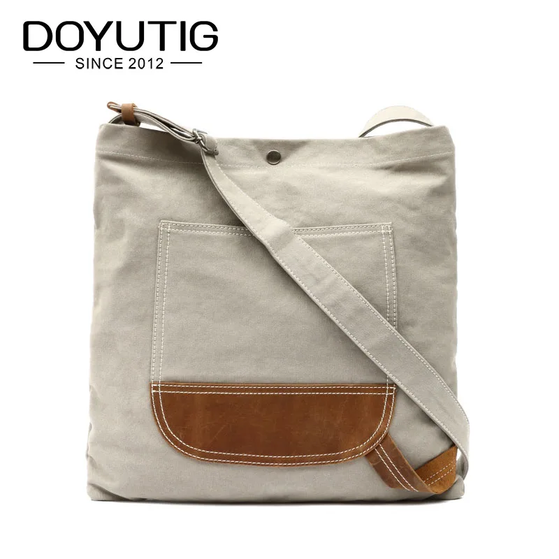Simple Design White Canvas Crossbody Bags For Men & Women Large Capacity Shoulder Bags With Crazy Horse Leather Big Bags G062
Simple Design White Canvas Crossbody Bags For Men & Women Large Capacity Shoulder Bags With Crazy Horse Leather Big Bags G062