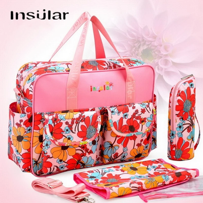 INSULAR 4 IN 1 Large Travel Diaper Bag Set Nappy Maternity Baby Bags Shoulder/Stroller/Messenger/ Totes with lots Accessories
INSULAR 4 IN 1 Large Travel Diaper Bag Set Nappy Maternity Baby Bags Shoulder/Stroller/Messenger/ Totes with lots Accessories