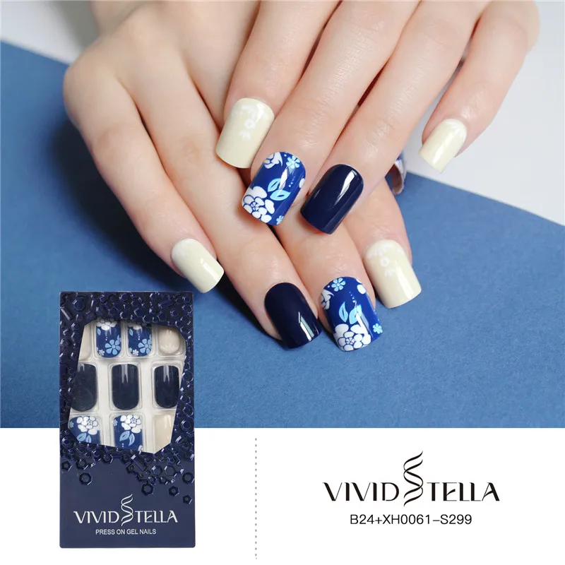 Pre-glued Flower Fake Nails in Box Press on 30PCS Soft Blue False Nail Tips Artificial ABS Easy DIY Women Nail Art Manicure
Pre-glued Flower Fake Nails in Box Press on 30PCS Soft Blue False Nail Tips Artificial ABS Easy DIY Women Nail Art Manicure