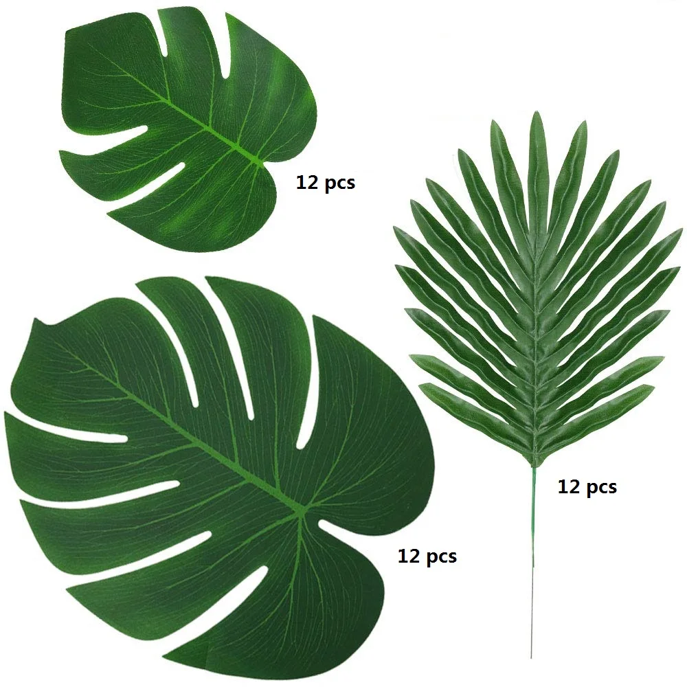 36 Pcs 3 Kinds Artificial Palm Leaves Tropical Plant Faux Leaves Safari Leaves for Home, Kitchen, Party, Wedding, Table Decorati
36 Pcs 3 Kinds Artificial Palm Leaves Tropical Plant Faux Leaves Safari Leaves for Home, Kitchen, Party, Wedding, Table Decorati