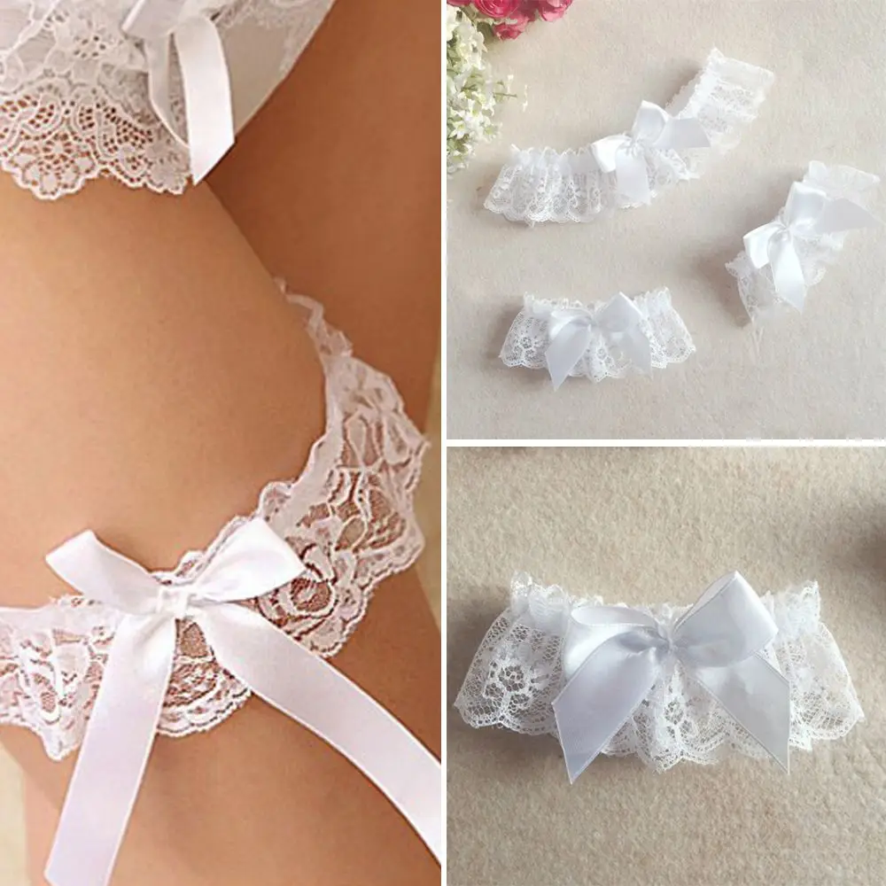 3Pcs/Set White One Size Lace Floral Leg Garter Belt Arm Bracelet Wedding Bridal Cosplay Bowknot Thigh High Stocking Leg Ring
3Pcs/Set White One Size Lace Floral Leg Garter Belt Arm Bracelet Wedding Bridal Cosplay Bowknot Thigh High Stocking Leg Ring