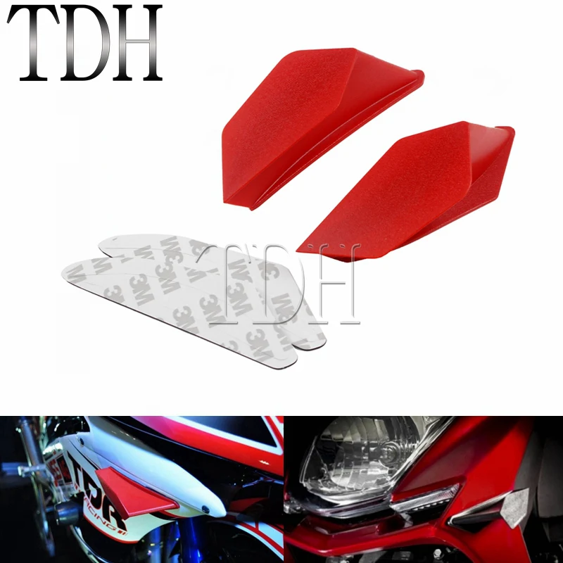 2X Universal Motorcycle Aerodynamic Dynamic Wing Kit for Honda Suzuki Yamaha Kawasaki BMW Nmax Aerox 155 PCX Vario CBR
2X Universal Motorcycle Aerodynamic Dynamic Wing Kit for Honda Suzuki Yamaha Kawasaki BMW Nmax Aerox 155 PCX Vario CBR